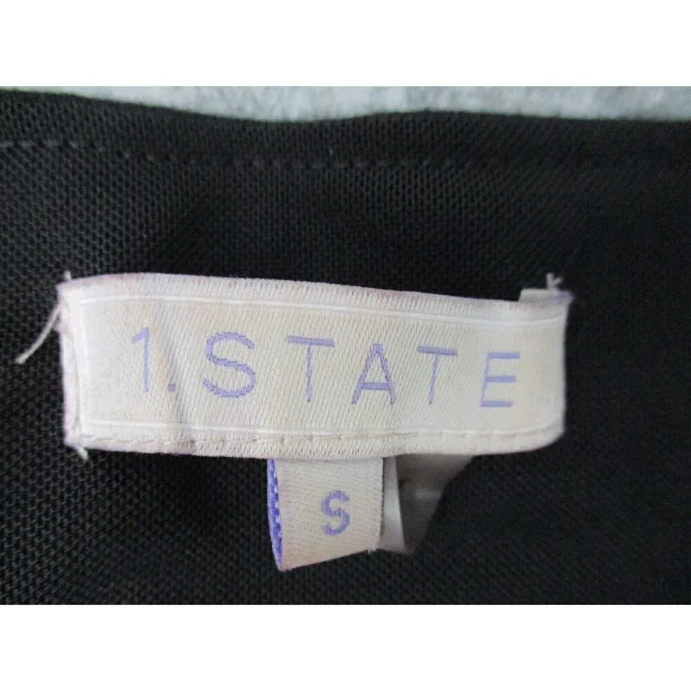 1 State Womens Skirt Small Black Lightweight Stretchy Casual Lyocell Pull On